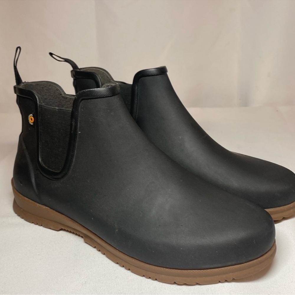 Bogs Women’s Sweet Pea Black Insulated Rain Boot Size 8